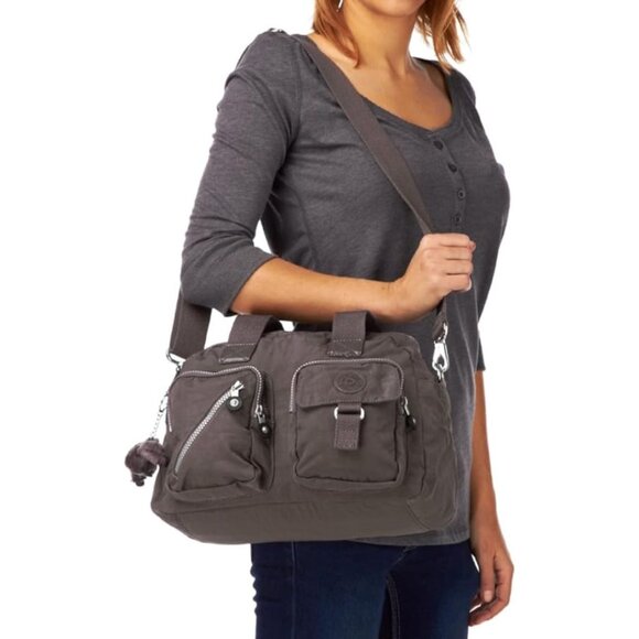 brand new Kipling vintage crossbody Defea Medium Handbag deep blue navy - Picture 9 of 9